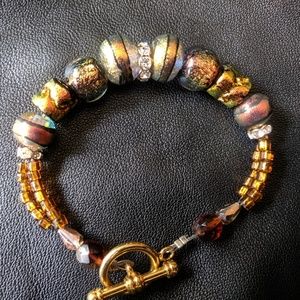 Bracelet Moreno Glass Lamp-made Beads